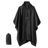 BR 户外斗篷雨衣成人登山徒步露营全身防暴雨 件