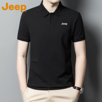 JEEP吉普休闲POLO衫短袖男士夏季冰丝凉感高端商务t恤父亲节礼物