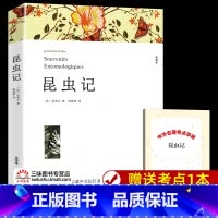 昆虫记 [正版]赠考点 昆虫记原著学生版 八年级上册必名著课外书 法布尔昆虫记全译本初中生课外阅读书籍人民教育中国文联出