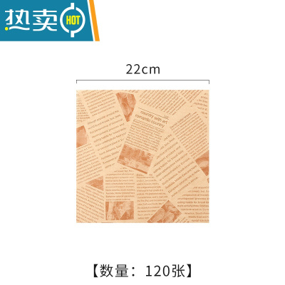 敬平空气炸锅专用纸锡纸方形吸油纸食物专用硅油纸烘焙家用烤箱烤盘纸 [120张]硅油纸22*22cm