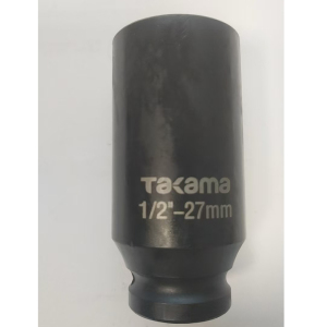 高松(takama)加长套筒头(1/2方12.5mm六角系列)711027 27mm/1个