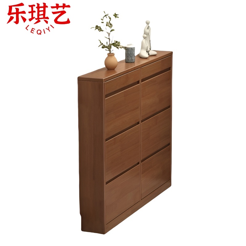 乐琪艺 实木鞋柜 140*17*120cm G9款 个