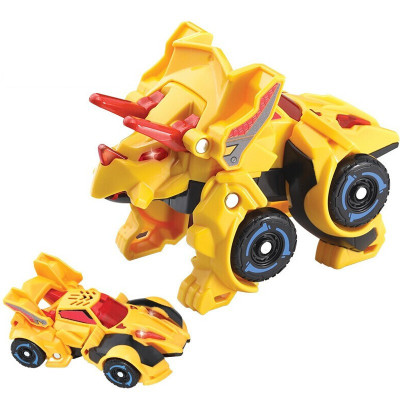 变形恐龙4代战神遥控霸王龙神兵小将变儿童玩具三代系列小龙变形音效玩具神兵小将三角龙80-183018