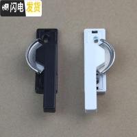 三维工匠加厚款 铝合金塑钢窗月牙锁 推拉窗户锁扣 搭扣锁平移窗锁 香槟色,左方向[1把价]房门安全扣