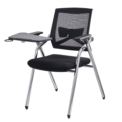 东杉培训椅 ZB带写字板办公椅职员椅