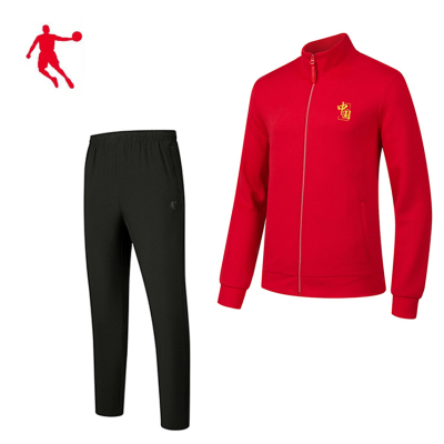 乔丹 运动长袖长裤套装 运动套装 KWD41213294+KKL43211277 7XL 套