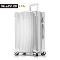 行李箱拉杆箱加厚旅行密码箱B63K-拉链款22寸 联系客服备注颜色