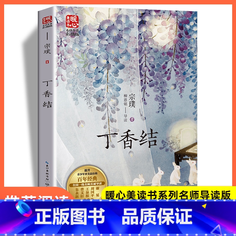 丁香结 [正版]丁香结 宗璞著 暖心美读书名师导读美绘版 6-9-12岁小