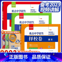 2本[语文+数学]通用版 小学升初中 [正版]2023实验班小升初真卷重点中学择校卷语文数学英语六年级下册衔接初中全国通