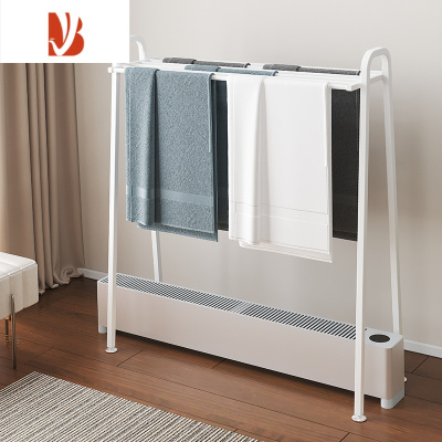 三维工匠踢脚线取暖器烘衣架卧室落地挂衣架不占地宝宝专用暖气机晾衣架子