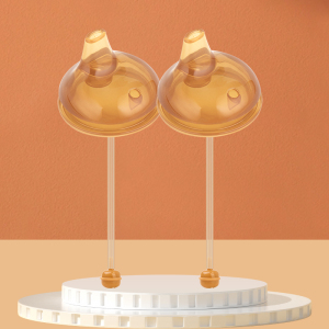恒贝乐宽口径7cm食品级硅胶吸管鸭嘴适配可么多么奶瓶仿母乳防胀气宝宝使用断奶神器