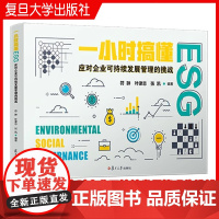 一小时搞懂ESG:应对企业可持续发展管理的挑战 符翀,叶律志,张凯编著 复旦大学出版社 企业投资管理研究