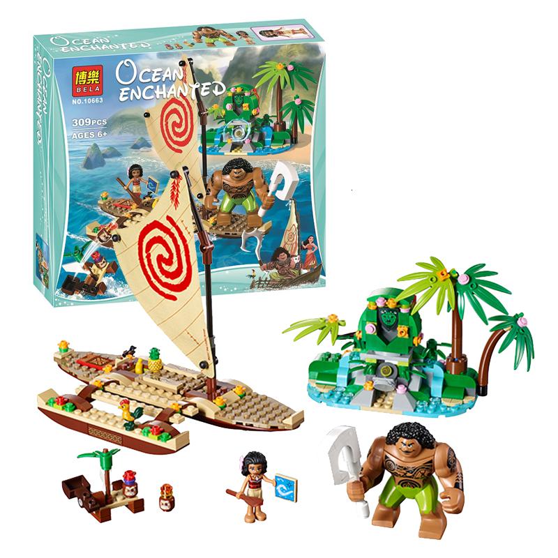 兼容乐高迪士尼莫亚娜的海上环游41150拼装积木玩具10663 安娜与克斯