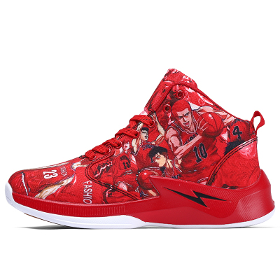 铬安踏雁新款篮球高帮鞋男鞋运动鞋2021透气青少年毒液联名aj潮流球鞋湘北军团樱木花道主题篮球鞋字母歌同款球鞋