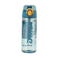 希乐塑料杯600ml一键开合便携大容量水绿XL-2217