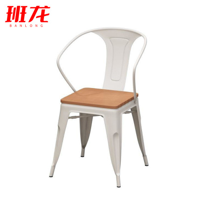 班龙户外休闲椅白色把