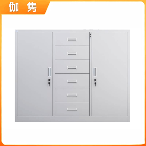 伽隽 铁皮矮柜 双门 台