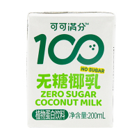 可可满分无糖椰乳200ml*8瓶