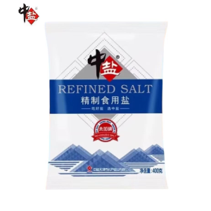 中盐 精制食用盐(未加碘)400g*50袋