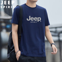 JEEP SPIRIT夏季短袖T恤男士圆领休闲薄宽松打底衫上衣男279047