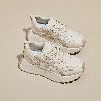 ins韩版新款老爹鞋女秋季学生跑步运动厚底增高休闲鞋_3_788