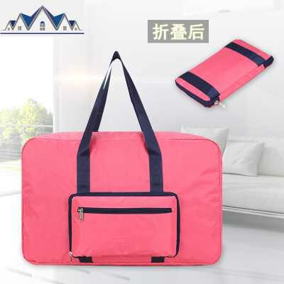 折叠便携旅行收纳袋衣服衣物整理手提行李拉杆包牛津布大容量防水 三维工匠收纳包