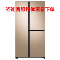 三星(SAMSUNG) RS63R5597F8/SC 642L大容量风冷无霜智能变频三循环 干湿分储 金色对开门冰箱