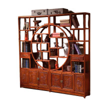 戴劲 博古架多宝阁茶叶架子新中式客厅办公室隔断置物架 大团圆博古架