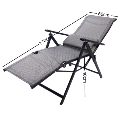 诗励星折叠椅子躺椅170*60*40cm把