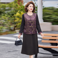 2026年气质休闲妈妈装套装两件套衣服中老年人洋气国风女装40岁女