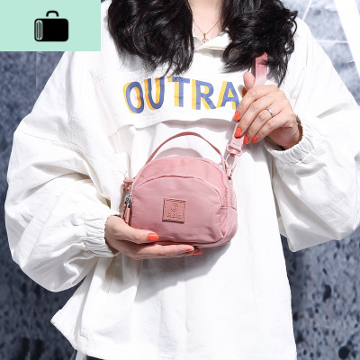 上新斜挎小包包女2020新款质感百搭单肩斜挎包手提包网红尼龙布包NEW LAKE女斜挎包
