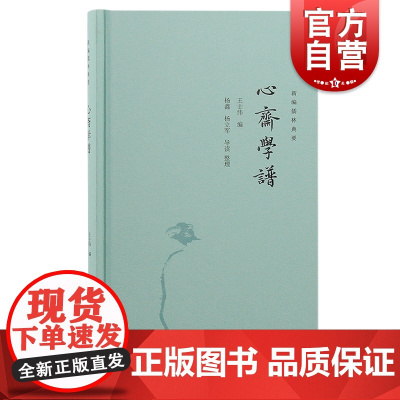 心斋学谱 新编儒林典要上海古籍出版社阳明后学代表人物梳理儒学源流