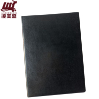 凌美盛 PU软皮面B5商务笔记本18K 80克米黄纸17.3*24.6cm 70张721-18-1黑色 可定制印刷/本