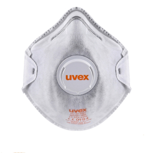 德国UVEX2220口罩 FFP2活性炭罩杯防异味带呼吸阀N95口罩