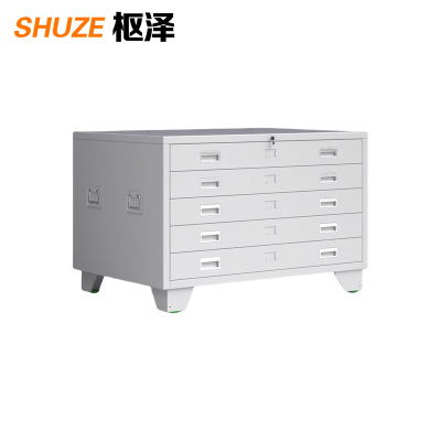 枢泽 文件柜 档案柜 1号单节带轮1000*700*650mm 台