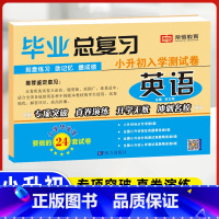 小升初毕业总复习(英语) 小学升初中 [正版]2023小升初真题卷语文数学英语试卷必刷题人教版小学毕业升学总复习入学测试