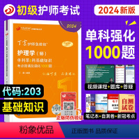 [正版]丁震护师2024年备考初级护师考试单科基础知识背诵强化1000题全套护理学师历年真题模拟试卷同步练习题集口袋书