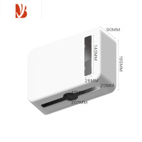 三维工匠免打孔壁挂厕纸盒加长擦手纸纸巾盒洗手间防水抽纸盒洗脸巾收纳盒 擦手纸大容量款