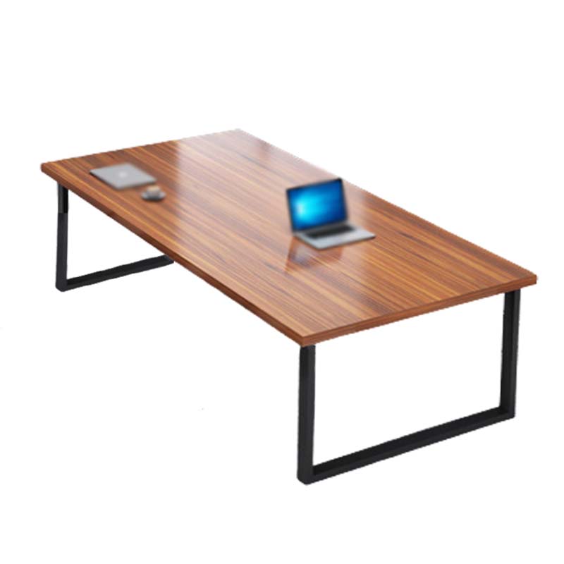 风雷动会议桌长桌简约现代工作台会议室长条桌办公桌椅组合2*1(米)