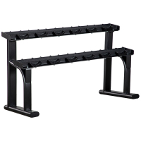 迈特森GM1014哑铃架健身房商用双层哑铃架6对哑铃搁架横排哑铃架