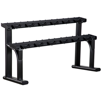 迈特森GM1014哑铃架健身房商用双层哑铃架6对哑铃搁架横排哑铃架