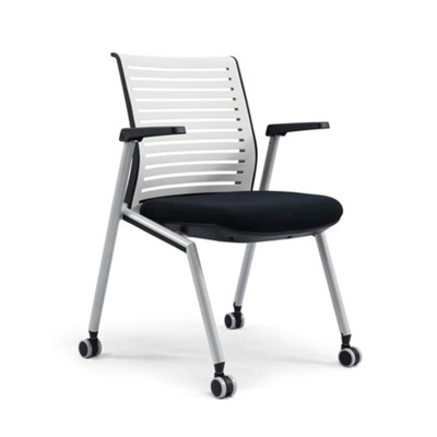 科朔 办公椅培训椅业务洽谈椅折叠椅 带轮滑不带写字板 KS-D388