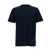 Hugo boss纯棉弹力圆领短袖男士全幅提花LOGOT恤潮流百搭基础款