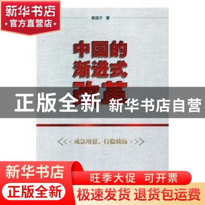 正版 中国的渐进式改革 杨连宁著 东方出版社 9787506094047 书籍