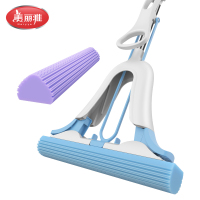 美丽雅maryya新款胶棉拖把不锈钢骨架强力去污抗菌设计国产胶棉拖把头