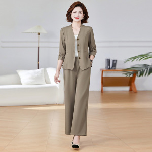 新款妈妈装中老年女士休闲套装成熟婆婆装女性服装大码宽松中年装