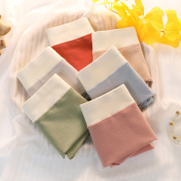 石墨烯女士内裤中腰纯棉内裤女蕾丝边无痕三角内裤