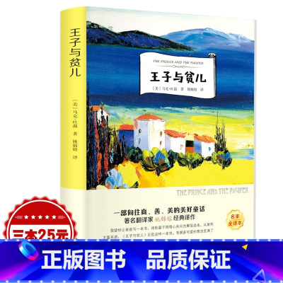 [正版]王子与贫儿 书原著 马克吐温 四五六年级小学生课外阅读必读书籍 经典书目 浙江少儿光明日报出版社