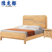 豫龙都单人床+床头柜 1.5m套