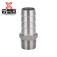 云型巨 不锈钢六角外丝皮管接头 不锈钢管件 304 单位:个